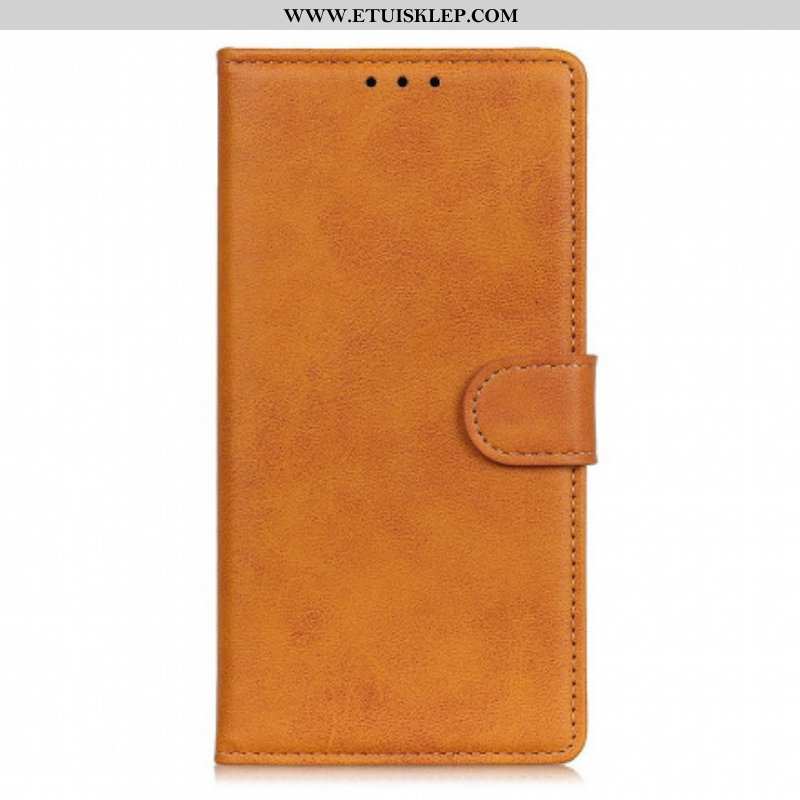 Etui Folio do Oppo A94 5G Retro Matowy Efekt Skóry